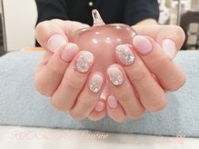 リオッサ オブ ラグーン(RIOSSA of Lagoon)/スモーキーピンクｘキラキラ蝶々