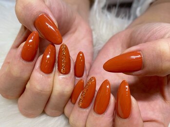 ネイルアンドアイラッシュサロン レア 錦糸町店(Lea)/ワンカラー/ラメグラ