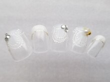 ネイルフロンティア 吉祥寺(NAIL FRONTIER)/ブライダルフラワー9980円