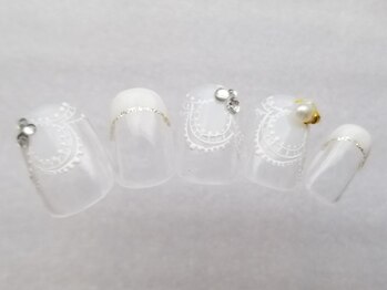 ネイルフロンティア 吉祥寺(NAIL FRONTIER)/ブライダルフラワー9980円