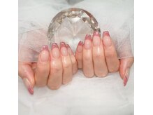 ユメリアネイル(YUMERIA NAIL)/フラッシュフレンチネイル