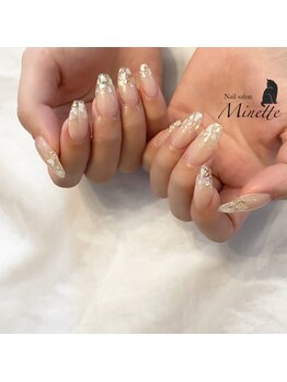 ミネット(Minette)/先端クリア(長さだし10本)