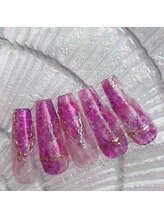 ベル 古川店(Belle)/夏らしいインクニュアンスアート