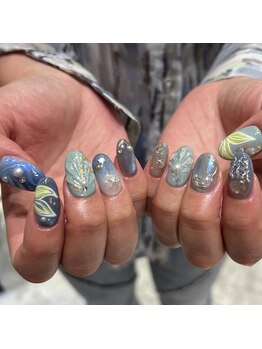 ビューティマーケット アングゥ(BEAUTY MARKET ungu)/夏ネイル