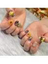 ひまわりネイル