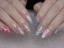 ピーチネイル 大塚(Peach Nail)/チップ長さだしxアートネイル