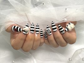 3Dパーツ推しネイル