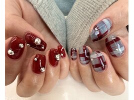 チェックネイル