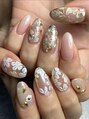 ネイルソファ 木津(nail sofa)&nbsp;繊細な手書きフラワーとニュアンスデザインが得意です！