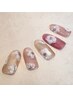 谷田部限定＊贅沢ネイル♪ ¥7499+指名料¥550