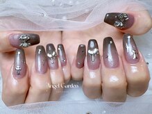 エンジェルガーデンネイル 池袋店(Angelgarden nail)/スカルプ10本+ジェルアート150分