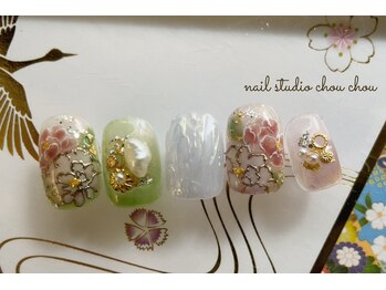 ネイルアンドアイラッシュスタジオ シュシュ(chouchou)/和柄・成人式・和装・卒業式袴