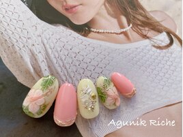 【ハイビスカスネイル】