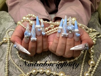 インフィニティ(Infinity)の写真/スカルプメニュー充実☆ワンカラー~ゴテゴテ、超ロングまで思い通りに!SNSで話題のワンホン/韓国ネイルも◎