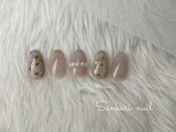 サンカリネイル バイ ヴァラ 新居浜 船木店(sankari nail by VALLA)/先取り春ネイル