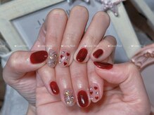 リュクス(LUXE)/バレンタインネイル