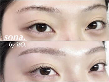 ソナ バイ イト(sona by itO.)/眉毛Wax&デザインまつげパーマ