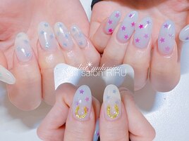 概念ネイル/星ネイル