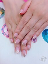 アイル ビューティーサロン(Airu Beauty Salon)/先端ミラーグラデーションネイル