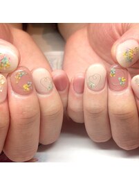 押し花ネイル
