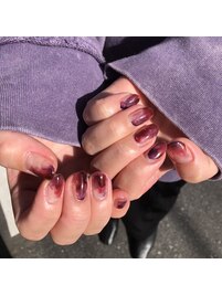 シンプルニュアンスネイル