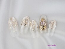 アウラネイルズ(aura nails)/☆ハンドシンプルコース　¥6800