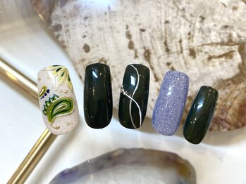 アンネ 表参道(ANNE)/MISAKI指名限定★片手1本繊細Art