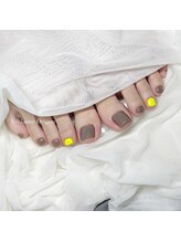 アン ジョーヌドラゴ/【フットネイル】ワンカラー