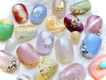 ヴォーグ(Vogue)の写真/足先から夏を先取り♪お洒落で可愛いシンプル~華やかデザイン勢揃い◎【ワンカラー¥6600～】フットバス込◎