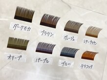 フラットラッシュ透け感カラーもご用意ございます♪