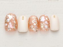 ノーネイル アゲオ イオンモール上尾(NO NAIL AGEO)/キラキラシェルアート ￥4990