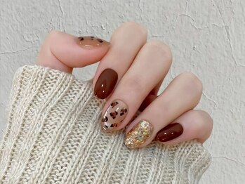 エンシンサロン(Enshin Salon)/レオパードネイル