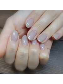 グレージュでナチュラルスタイル
