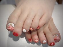 クオーター ネイル(QUARTER nail)/タイダイマーブル