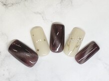 アルセア 上野御徒町店(Alcea)/マグネットネイル　フラワー