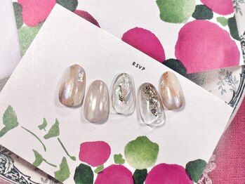 サロンドランジェ(salon de Lange)/もやもやネイル