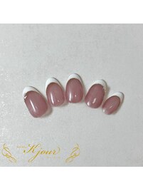 ピンクフレンチネイル