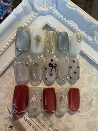 大人可愛いデザインネイル