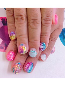 アイル ビューティーサロン(Airu Beauty Salon)/カラフルネイル　10本アート