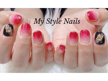 マイ スタイル ネイルズ(My Style Nails)/ラメグラデーションジェル