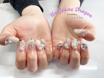 アン ジョーヌドラゴ/【自爪ネイル】ゴテゴテネイル