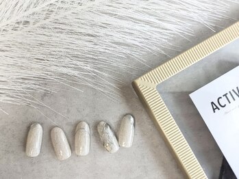 フローラ(_Flora)/モロカンネイル、手書きネイル