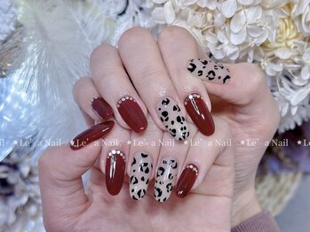 レアネイル 渋谷店(Le’a nail)/秋☆豹柄