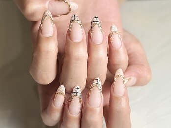 エムネイル(eM nail)/チェック柄