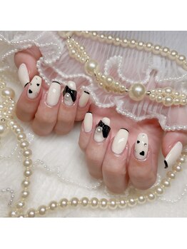 アイカ(Aika)/リボンハート定額ネイル