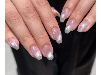 ハズグラスネイル(Haze Grass nail)/マグネットネイル