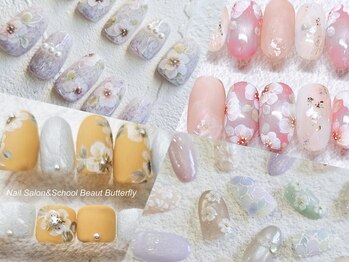 ネイルサロンスクール ビュートバタフライ 町田店(BEAUT BUTTERFLY)の写真/経験豊富なネイリストがお客様の爪の状態やライフスタイルに合った施術を徹底して分析しご提案します。