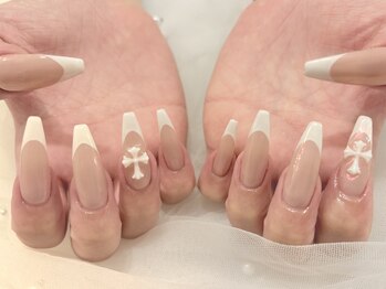 エミュール ネイル 河原町(Emure Nail)/カラークロム×フレンチ