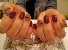 アロアロネイル(aloalo nail)/おしゃれ秋カラー