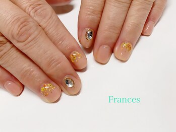 フランセス(Frances)/押し花ネイル